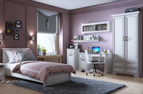 Комплект полок 2DG2S 44,2х48х128,6/Вудлайн кремовый фото в интернет-магазине BestWood