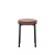 Табурет Авис 37х37х51 Чёрный/Ultra Шоколад фото в интернет-магазине BestWood