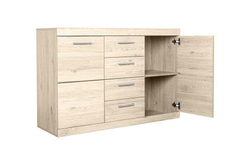 Тумба 2D4S 120,1х40х81/Дуб Санремо фото в интернет-магазине BestWood