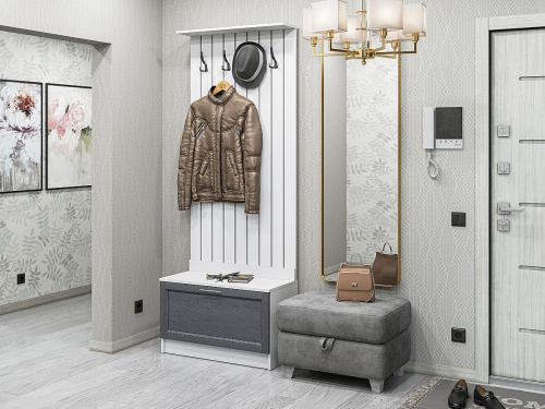 Стиль-01 80х38х207/Graphite Softwood фото в интернет-магазине BestWood