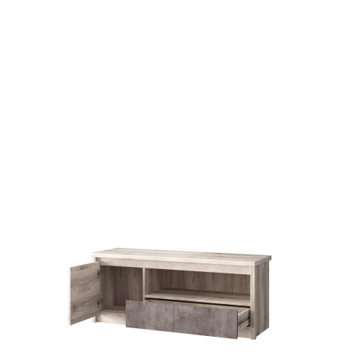 Тумба TV 1D1SN 126,6х40,3х52,4 /Каштан найроби/Оникс фото в интернет-магазине BestWood