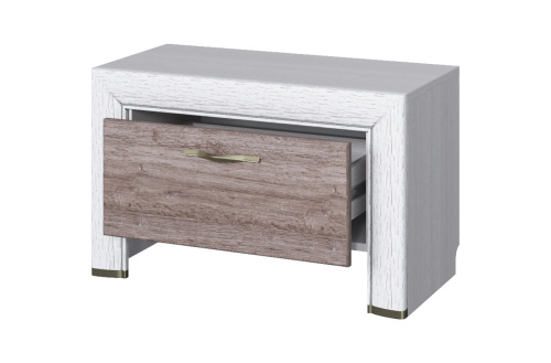 Тумба 1S 70х36,3х44,1 Вудлайн кремовый/Дуб анкора фото в интернет-магазине BestWood