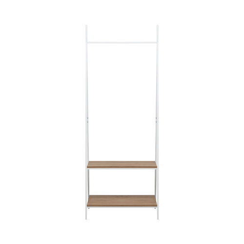Вешалка гардеробная Стилвуд,Белый/Дуб крафт золотой,70,5х42х187,5см. фото в интернет-магазине BestWood