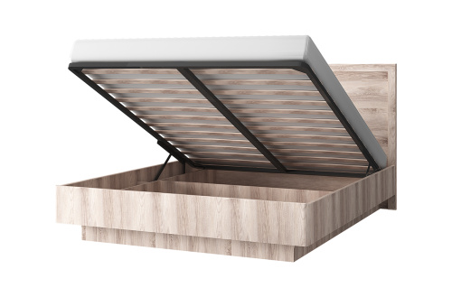 Кровать 160-2 с ПМ 165,9х206,9х112/Каштан найроби фото в интернет-магазине BestWood