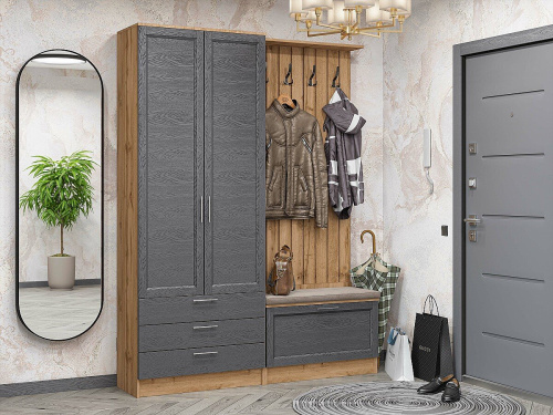 Стиль-03 160х38х211/Graphite Softwood фото в интернет-магазине BestWood