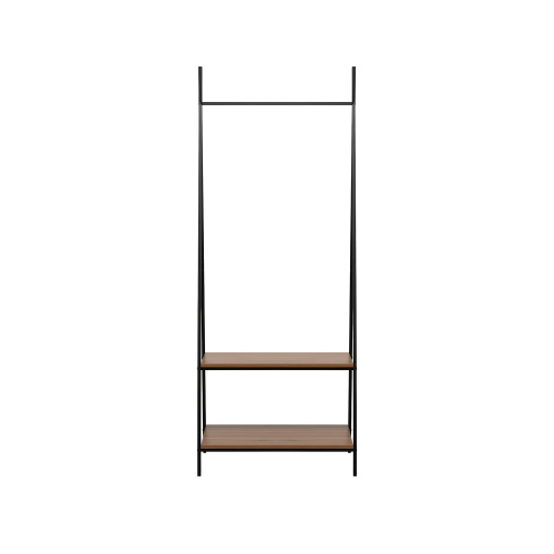 Вешалка гардеробная Стилвуд,Орех светлый/Чёрный,70,5х42х187,5см. фото в интернет-магазине BestWood