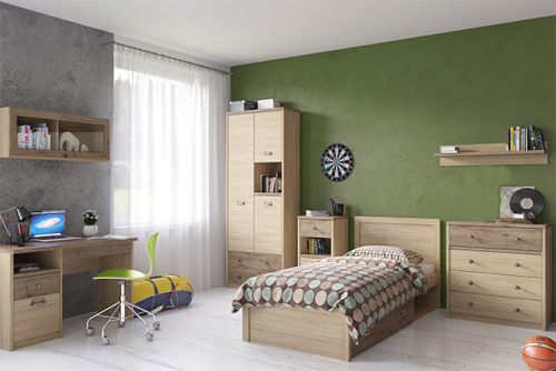 Комод 4S 85,8х36,5х90,3 Дуб мадура/Веллингтон фото в интернет-магазине BestWood