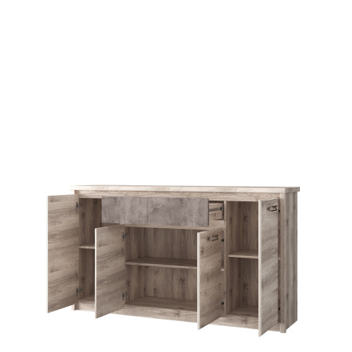 Тумба 4D1S 166,6х40,3х95,2 /Каштан найроби/Оникс фото в интернет-магазине BestWood