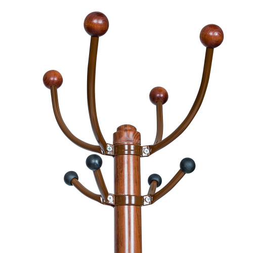 Вешалка напольная Квадро-1 39,5х39,5х179/Вишня фото в интернет-магазине BestWood