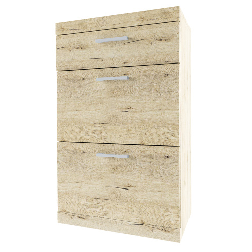 Тумба для обуви 2D1S 60,1х35,1х98,3/Дуб Санремо фото в интернет-магазине BestWood