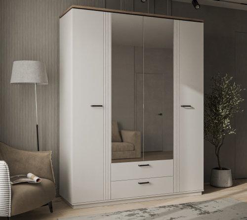 Шкаф 4DG2S Z 178,8х56,8х230 Персидский жемчуг/Амарок фото в интернет-магазине BestWood