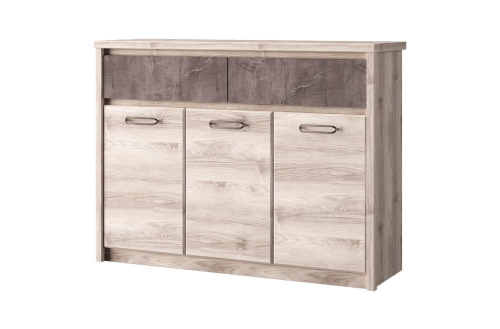 Тумба 3D2S 126,6х40,3х95,2 /Каштан найроби/Оникс фото в интернет-магазине BestWood