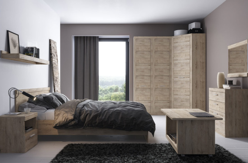 Комод 3S 80,1х40,3х81/Дуб Санремо фото в интернет-магазине BestWood