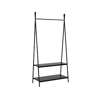 Вешалка гардеробная Стилвуд,Чёрный,90,5х42х187,5см.