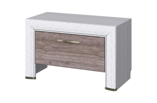 Тумба 1S 70х36,3х44,1 Вудлайн кремовый/Дуб анкора фото в интернет-магазине BestWood