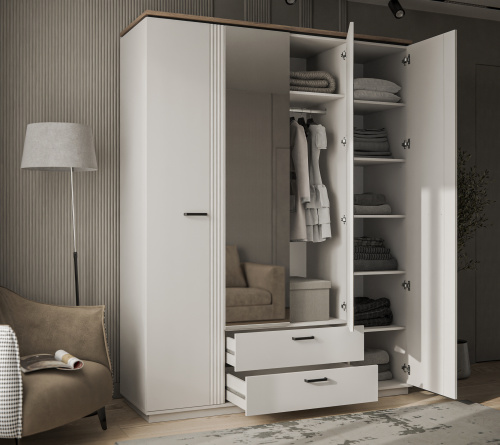 Шкаф 4DG2S Z 178,8х56,8х230 Персидский жемчуг/Амарок фото в интернет-магазине BestWood