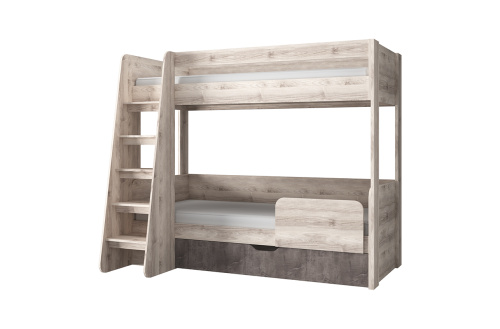 Кровать двухъярусная 135,8х208,1х175,4 /Каштан найроби/Оникс фото в интернет-магазине BestWood