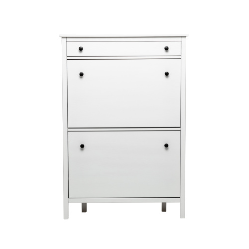 Обувница Токе 3 ящ.,Белый,89х30,2х130см. фото в интернет-магазине BestWood